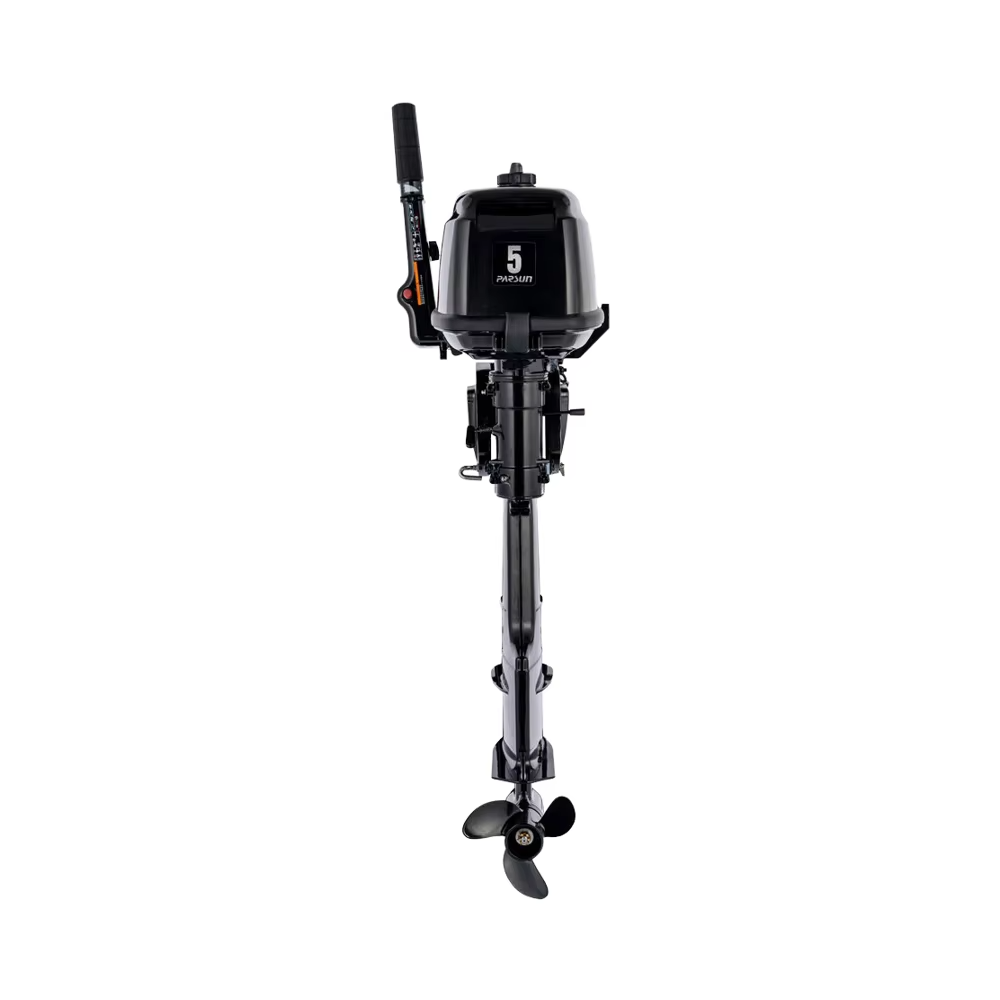 New 4HP/5HP/5.8HP 2-Stroke Outboard Boat Engine Electric Gasoline Fuel Remote Control Manual/Electric Start Reed Valve Type CDI